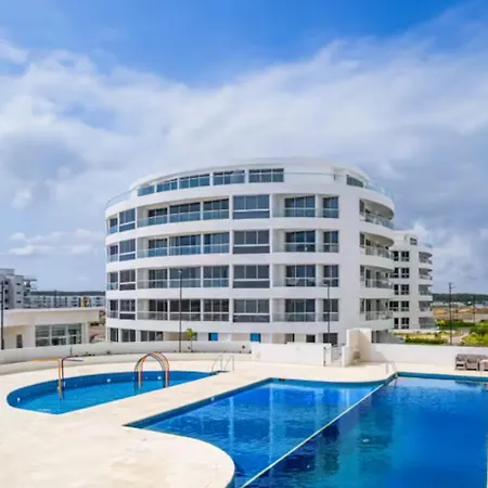 Apartamento Luxury With Pool In Castelo Serena Delmar Cartagena